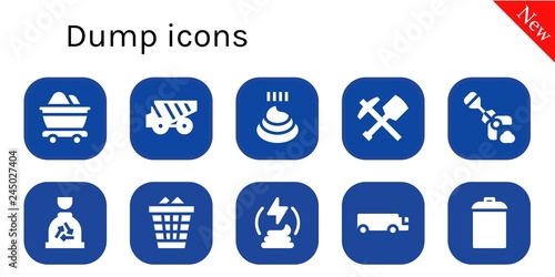  dump icon set