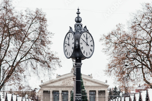 old street clock 