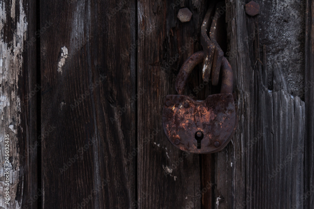 lock on old door 2