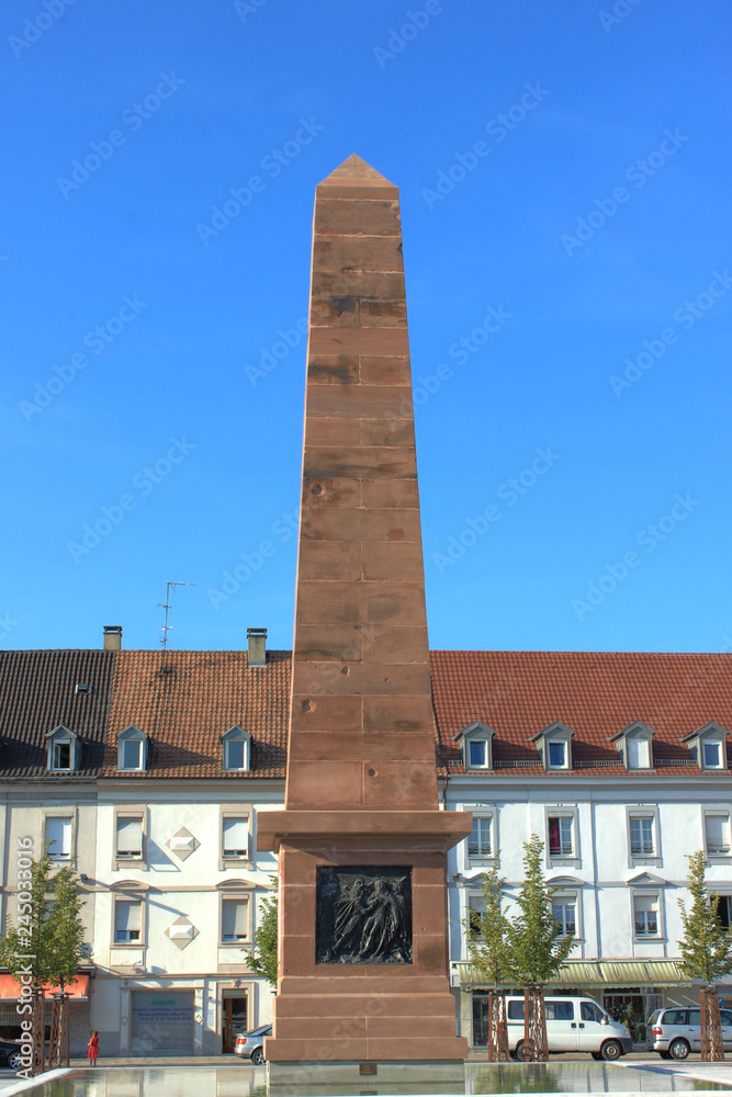 Monument General  Abbatucci de Saint-Louis (Haut-Rhin) France