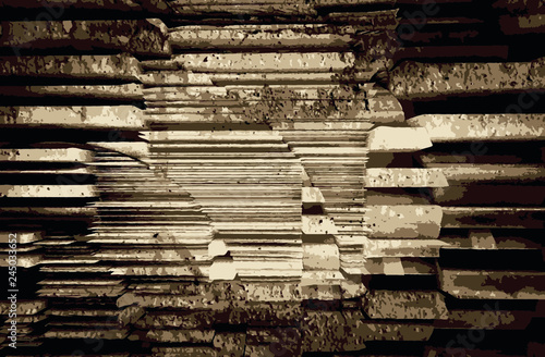 Textured background with stones.