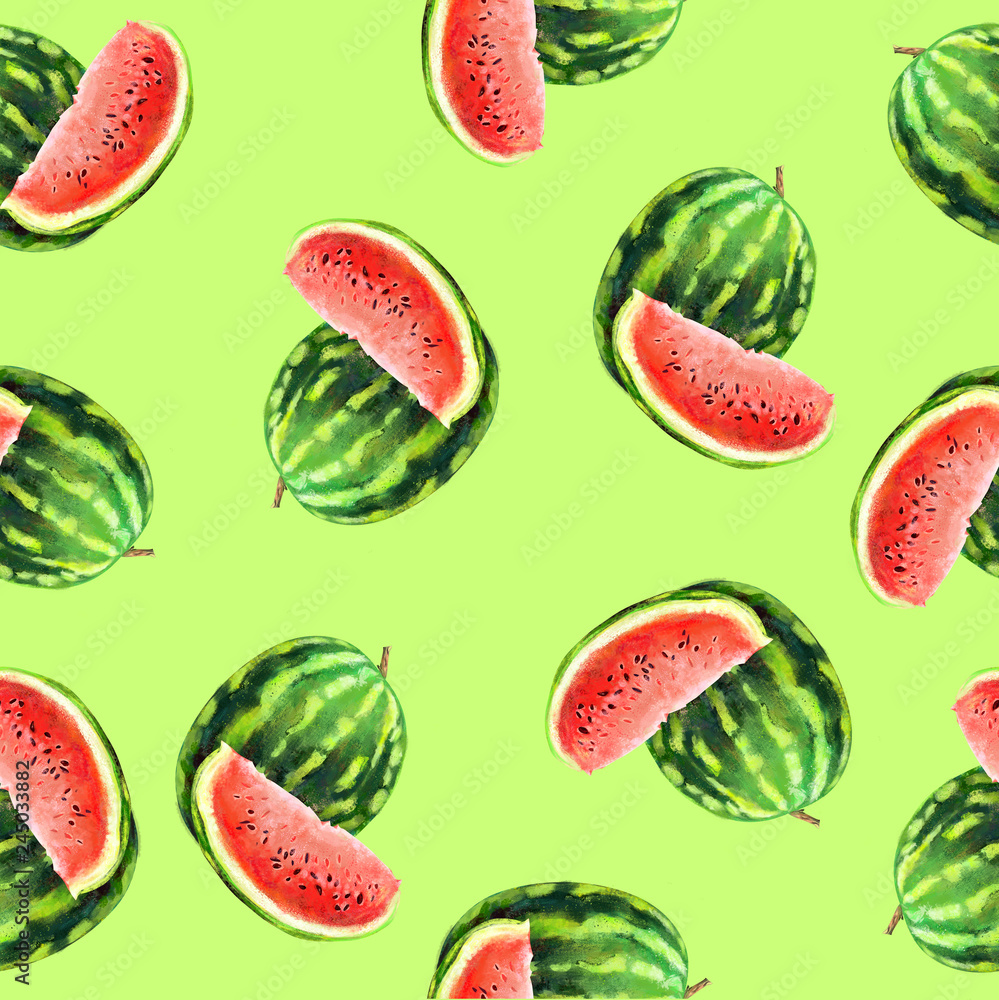 Watermelon. Texture, watermelon pattern pattern isolated on a color background. Watermelon. Texture, watermelon pattern pattern isolated on a color background.