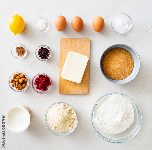Принти на полотні ingredients for Easter cake