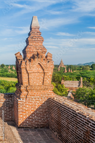 View from the Temple No 860 in Bagan  Myanmar