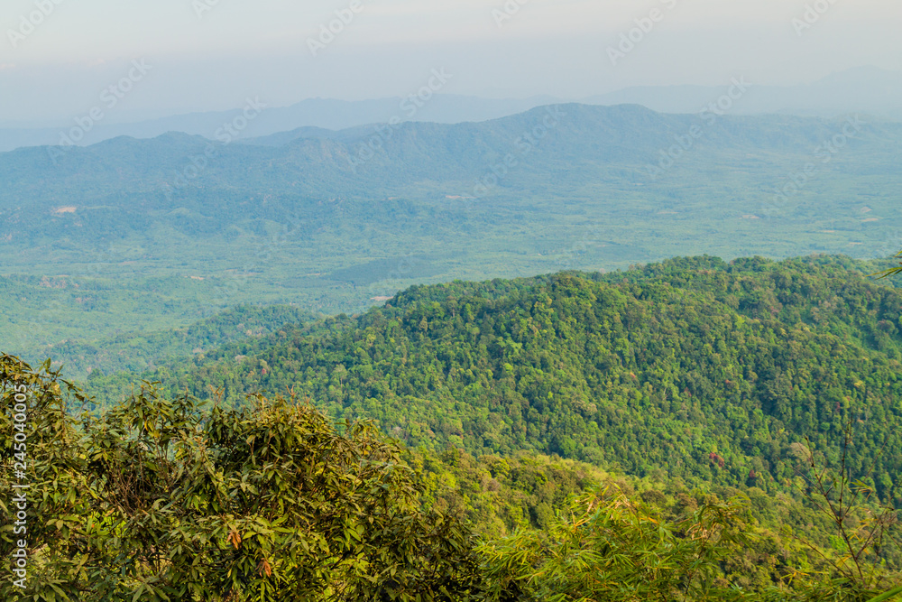 Mountains near Mt Kyaiktiyo (Golden Rock), Myanmar