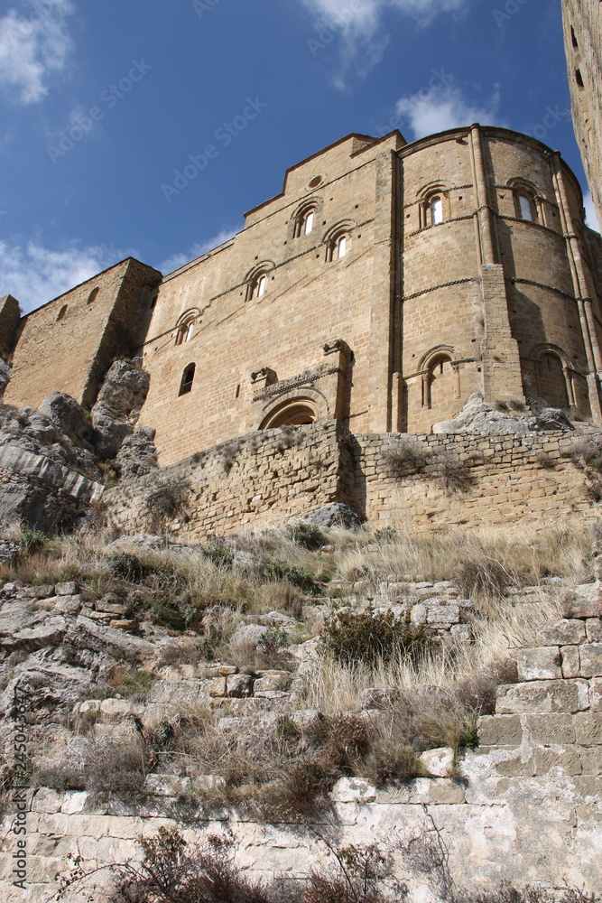 Vista castillo en Aragon (Loarre-Huesca)