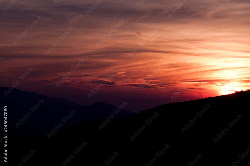 Sunset clouds