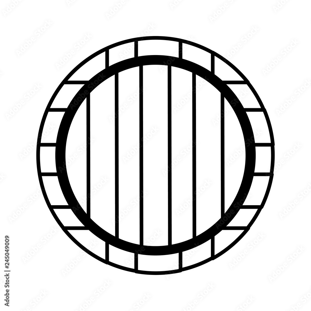 Fototapeta premium wooden wine barrel