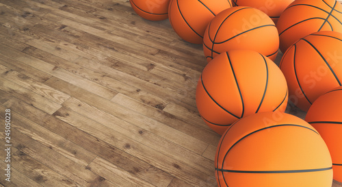 Basketballs photo