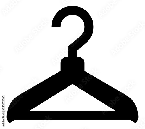 Hanger Closet Wardrobe Vector Icon.eps