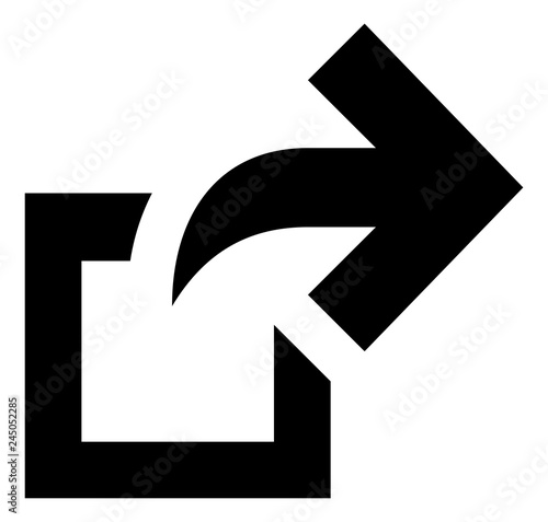 Shortcut Arrow Vector Icon.eps