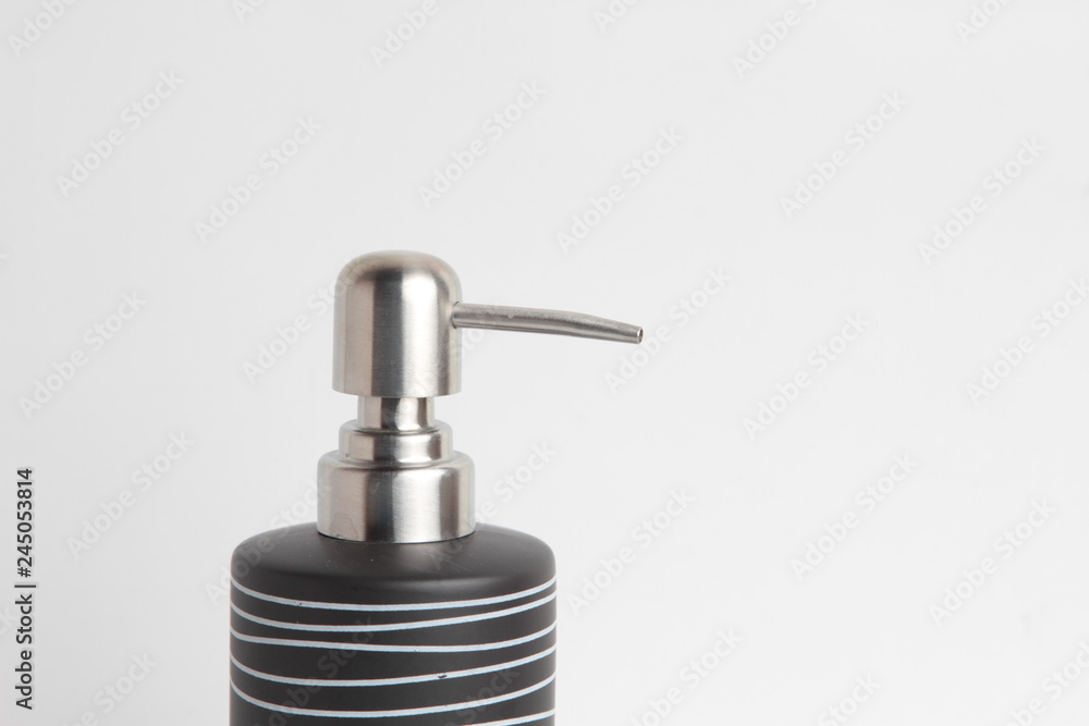 Fototapeta premium soap dish for slate-colored hand soap