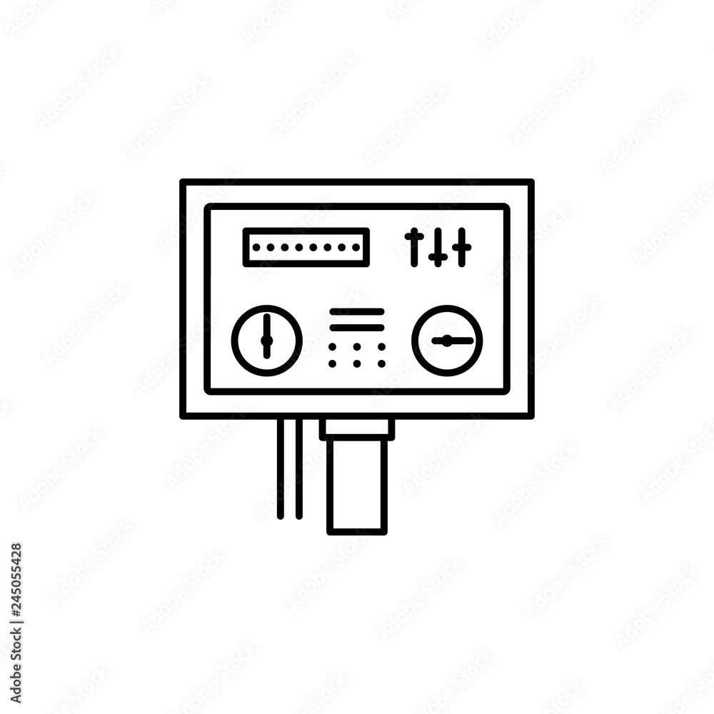 factory, panel icon. Element of production icon for mobile concept and ...