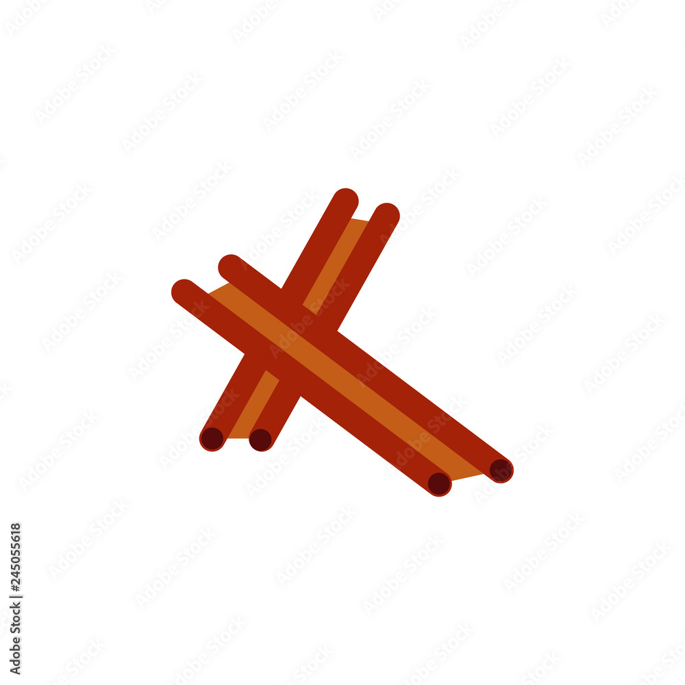 Obraz premium Herb, cinnamon icon. Element of herb icon for mobile concept and web apps. Detailed Herb, cinnamon icon can be used for web and mobile
