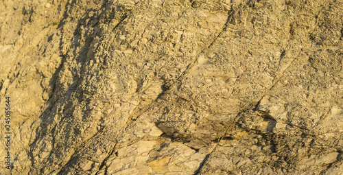 Paleogeological object "White rocks" - Byala. Resorts in Bulgaria. The layered mountains of the Cretaceous period. World Heritage Site.