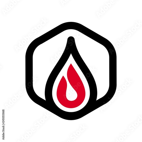 waterdrop vector logo.