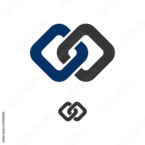 letter C and O vector logo.