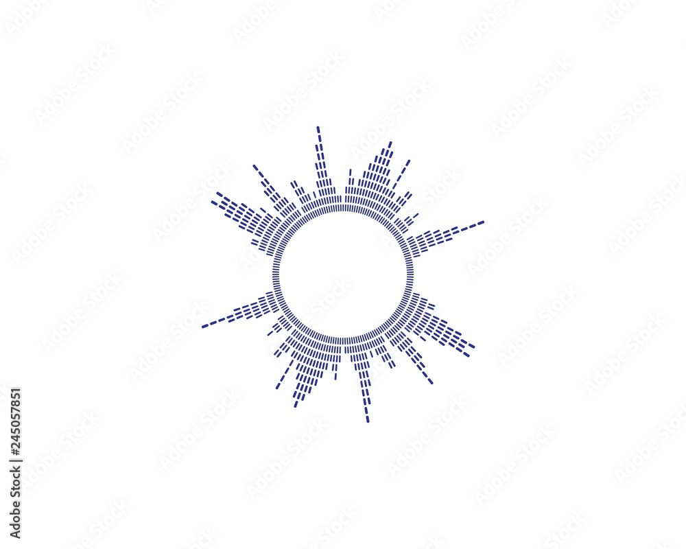 sound wave ilustration logo vector icon sound wave ilustration logo vector icon