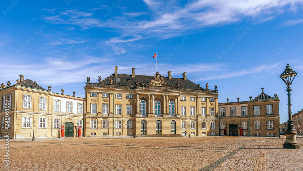 King Christian VIII's Palace.Amalienborg.Copenhagen.Denmark