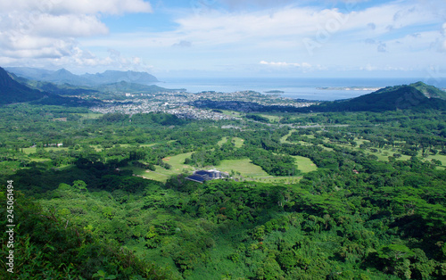 ハワイ,オアフ島,ヌアヌ・パリ