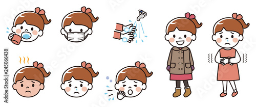 Girls to prevent colds