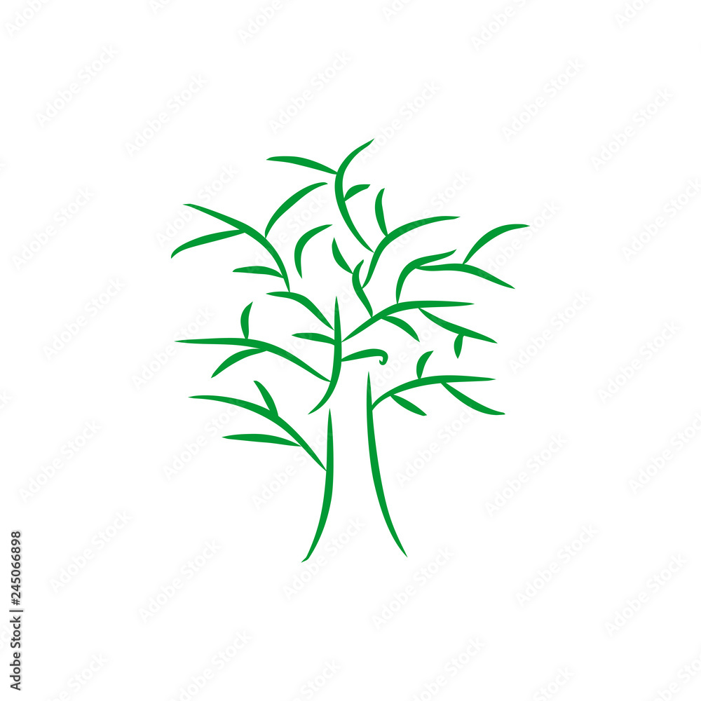 Fototapeta premium Tree logo design icon