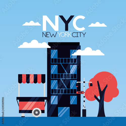 Принти на полотні new york city