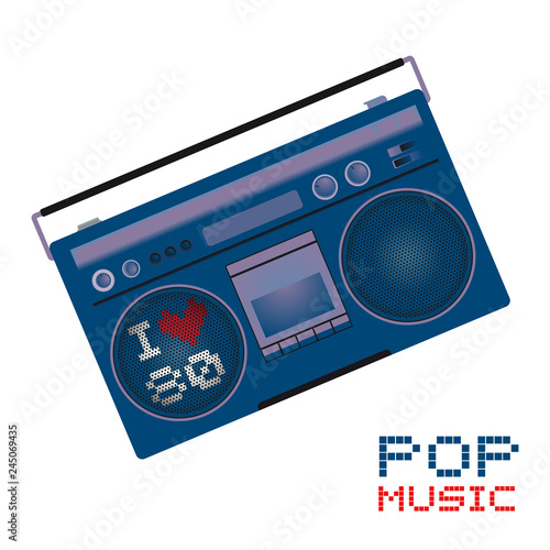 old radio illustration