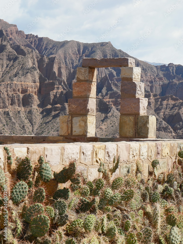 Tilcara in the quebrada de Humahuaca, Argentina