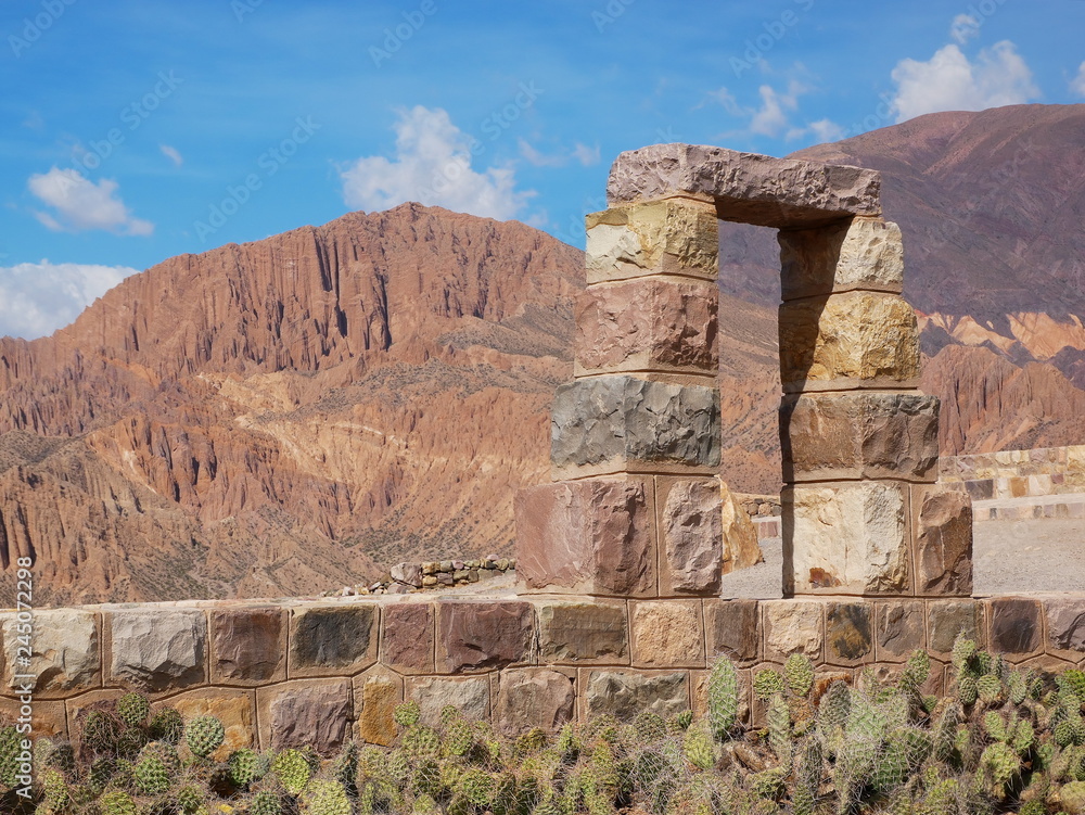 Tilcara in the quebrada de Humahuaca, Argentina
