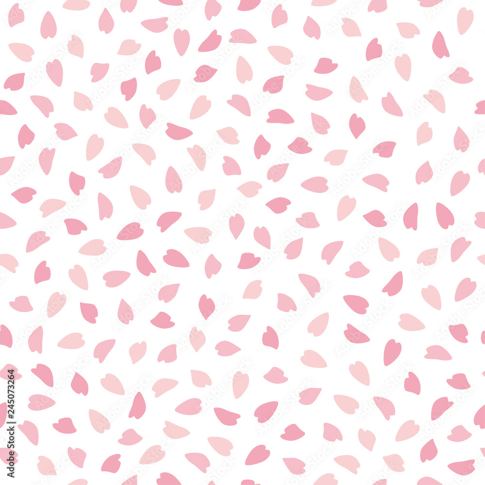 Seamless pattern of cherry petals Seamless pattern of cherry petals