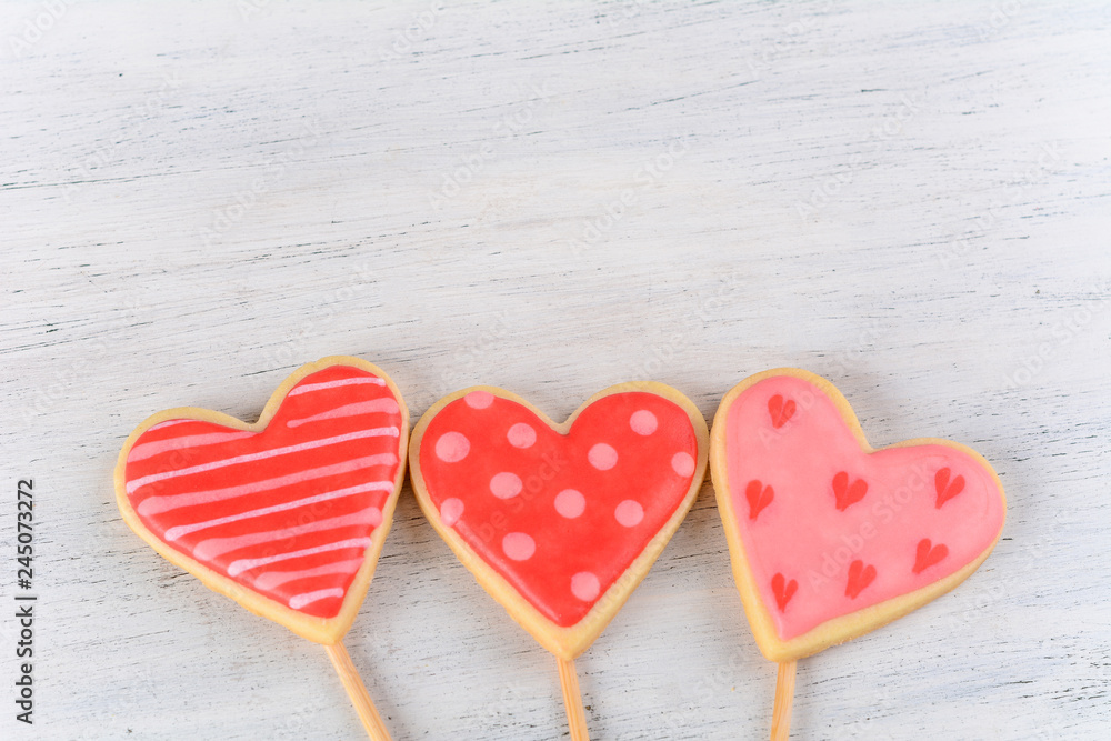 heart shaped lollipopd. Valentine's day concept heart shaped lollipopd. Valentine's day concept