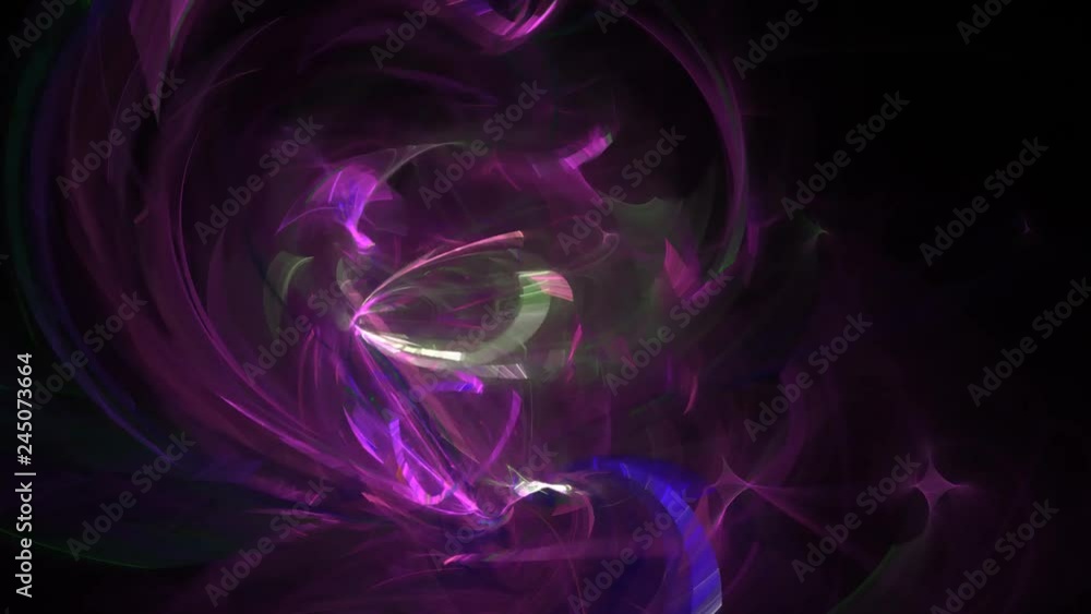 Abstract fractal forms morph and oscillate (Loop) Abstract fractal forms morph and oscillate (Loop)