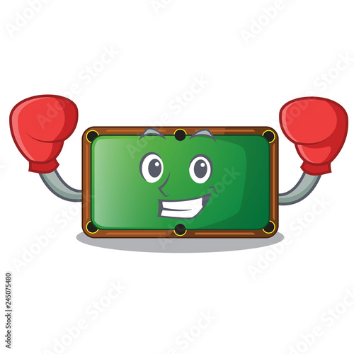 Boxing billiard table in shape of cartoon