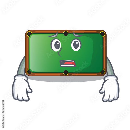 Afraid billiard table in the mascot playroom