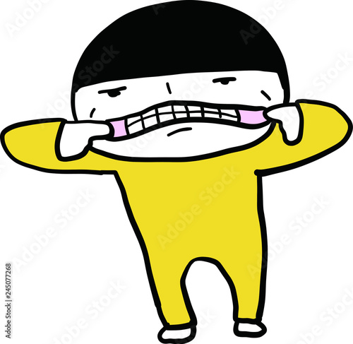 いーだ　あおきいろくん　人物　子供