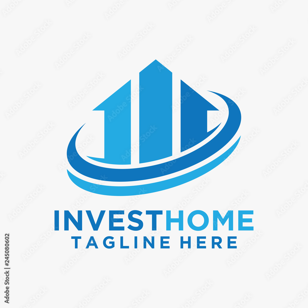 Home investment logo design Home investment logo design