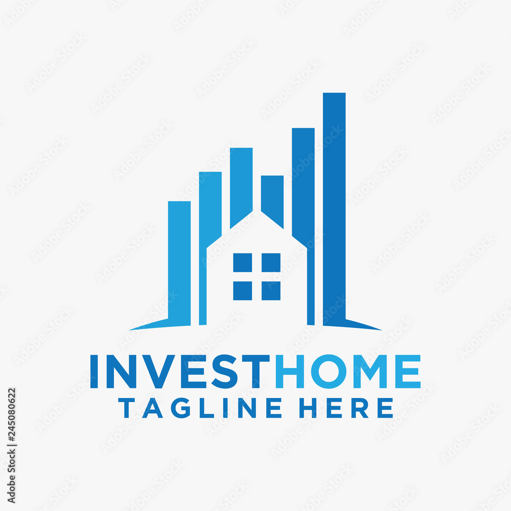 Home investment logo design