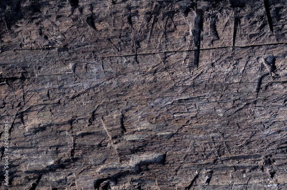 Background texture photo of scratched grunge and the line of old wood.