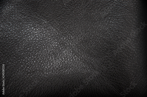 Black leather background texture