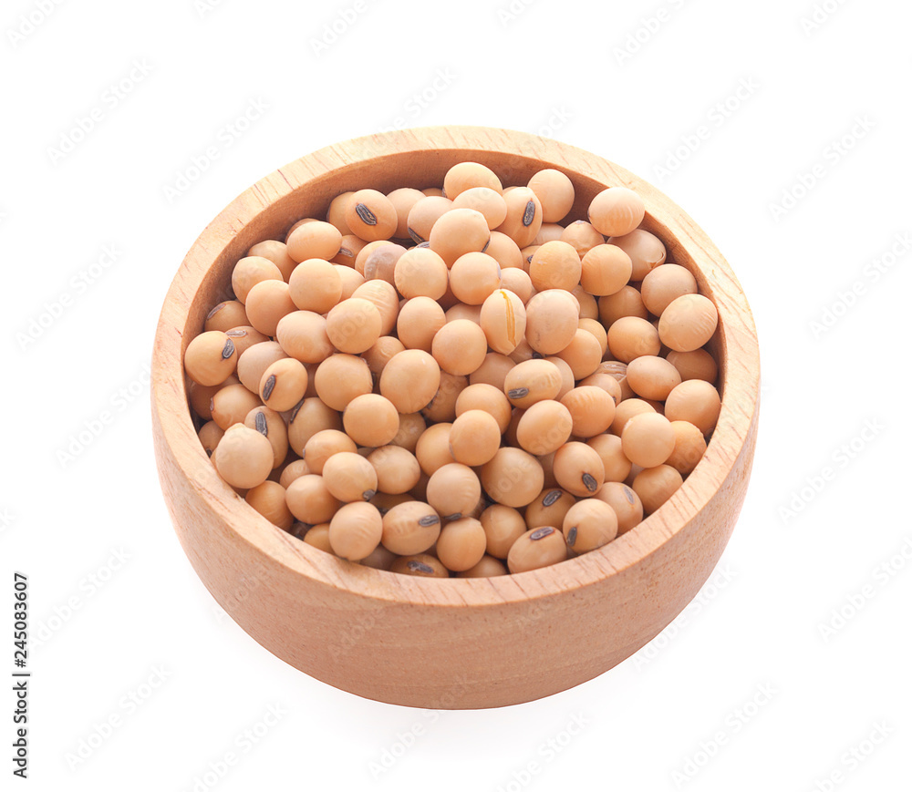 Soybean isolated on white background Soybean isolated on white background