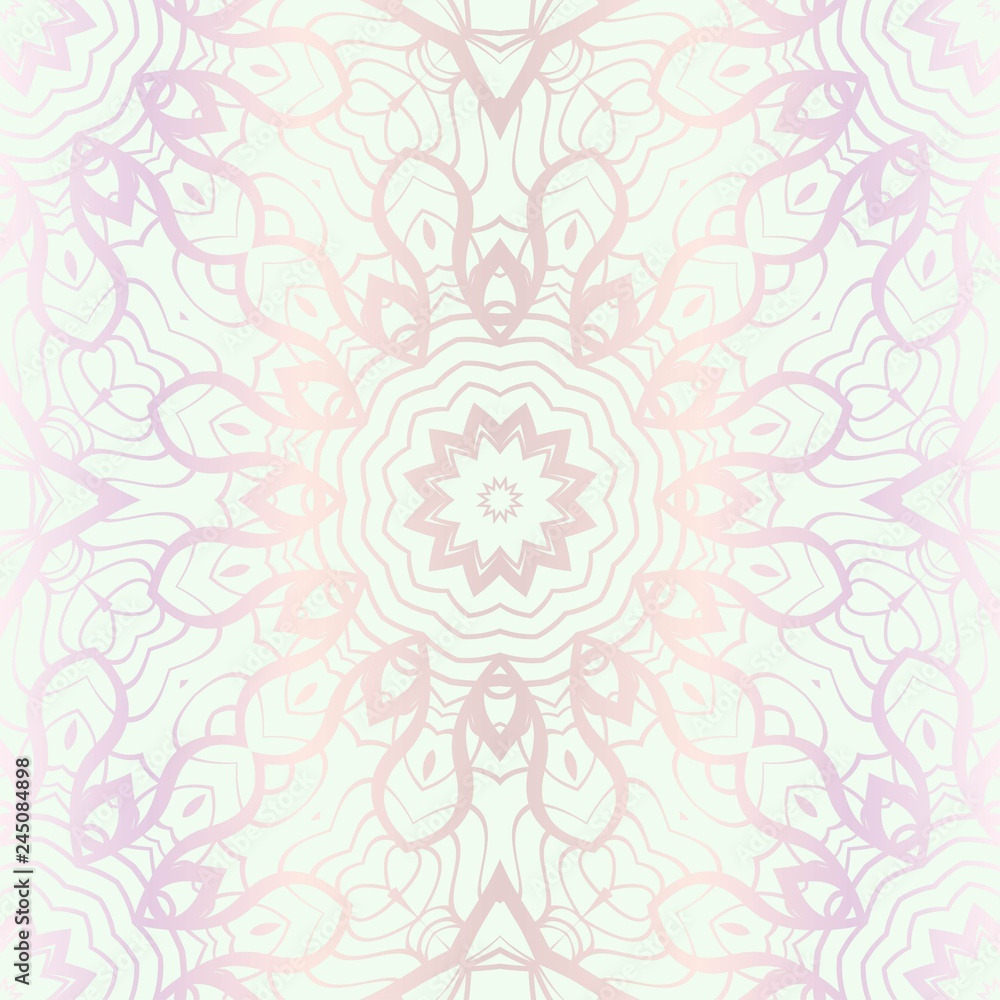 Design For Square Fashion Print. For Textile, fabric printa. Seamless Floral Pattern. Vector Illustration. Design For Square Fashion Print. For Textile, fabric printa. Seamless Floral Pattern. Vector Illustration.