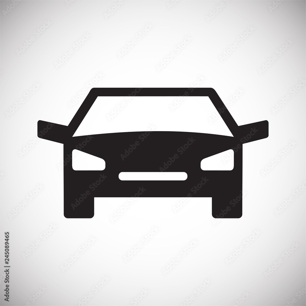 Automobile icon on white background for graphic and web design, Modern simple vector sign. Internet concept. Trendy symbol for website design web button or mobile app Automobile icon on white background for graphic and web design, Modern simple vector sign. Internet concept. Trendy symbol for website design web button or mobile app
