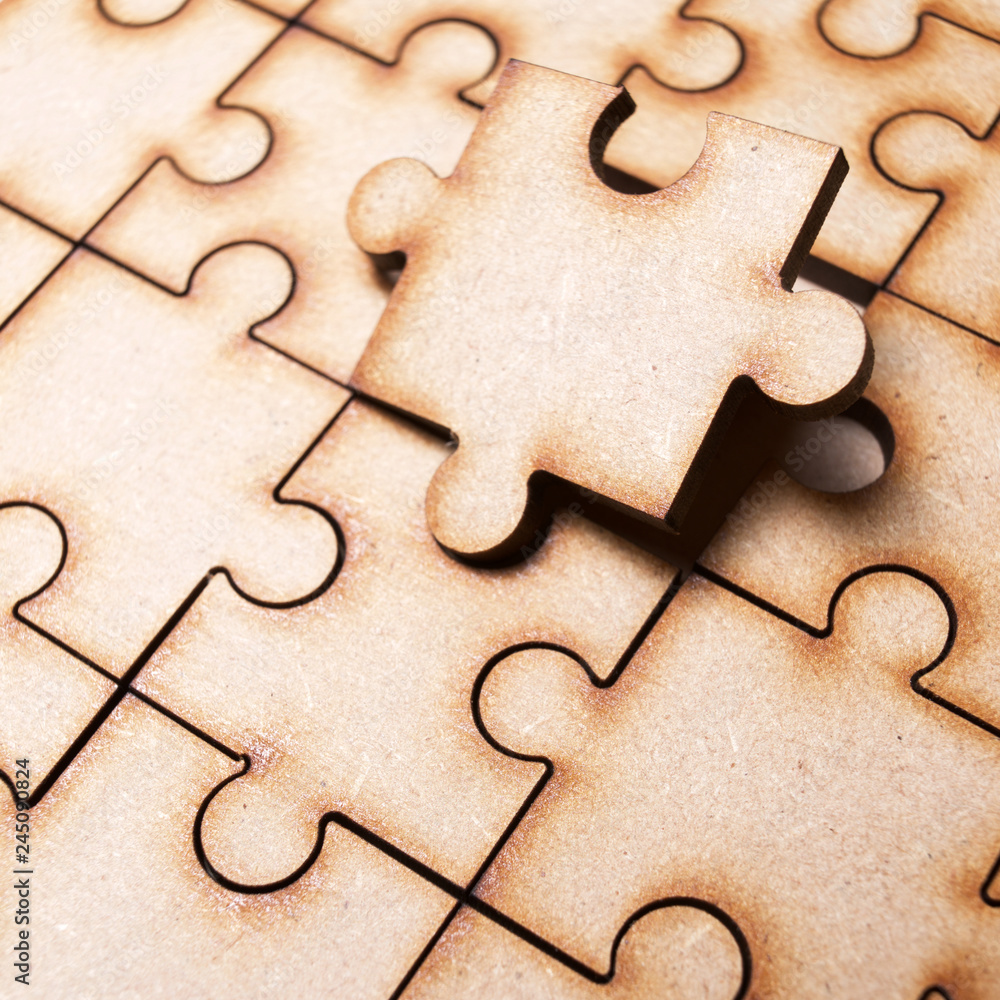 Puzzle close up Puzzle close up