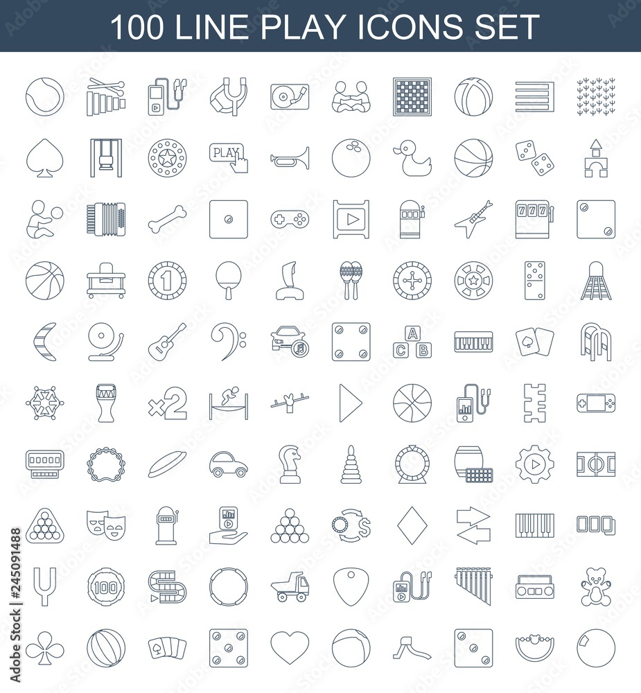 100 play icons 100 play icons