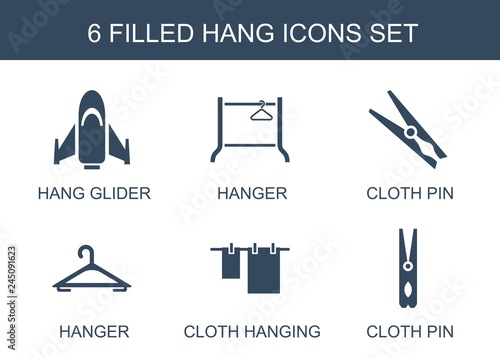 6 hang icons