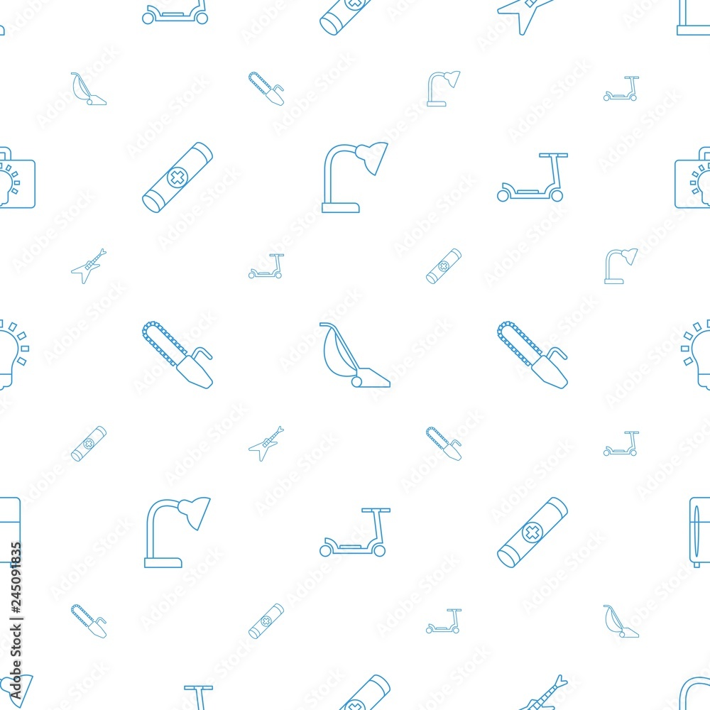 electric icons pattern seamless white background electric icons pattern seamless white background