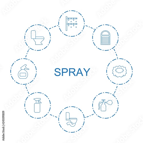 spray icons