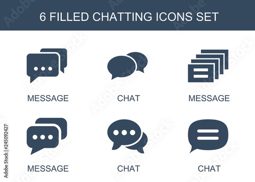 6 chatting icons