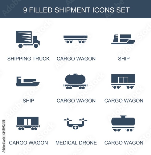 shipment icons